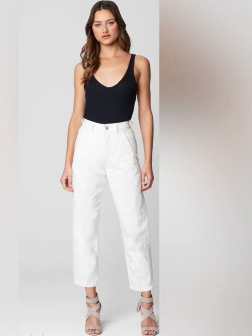 BLANKNYC ‘Head In The Clouds’ Bow Leg Trouser Pants Women’s Size 31